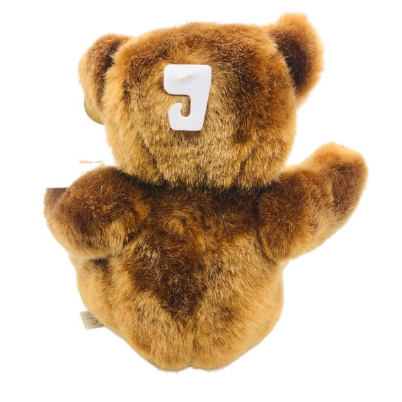Dan Dee Collector's Choice Brown Teddy Bear Plush 10" Bowtie Ear Hang Tush Tags - Picture 3 of 9
